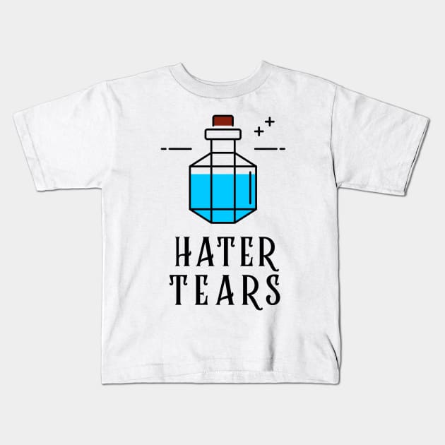 Hater Tears Witchcraft Kids T-Shirt by OldCamp